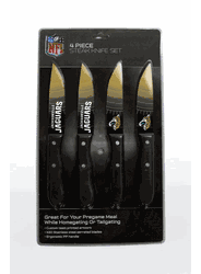 Jacksonville Jaguars Knife Set - Steak - 4 Pack