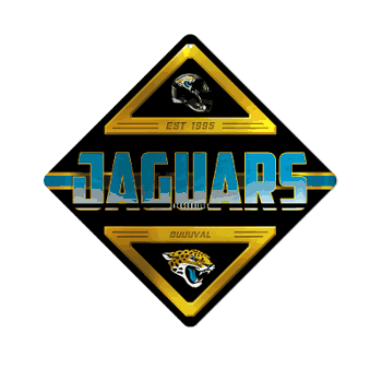 Jacksonville Jaguars  Metal Sign 16.5