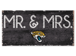 Jacksonville Jaguars Mr & Mrs Sign