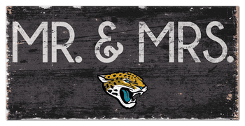 Jacksonville Jaguars Mr & Mrs Sign