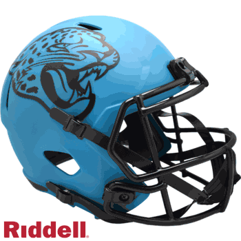 Jacksonville Jaguars NFL Helmet Riddell Replica Full Size Speed Style Rave Alternate RAVE