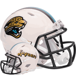 Jacksonville Jaguars NFL Mini Speed Football Helmet RETRO