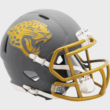 Jacksonville Jaguars NFL Mini Speed Football Helmet SLATE