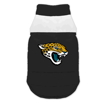 Jacksonville Jaguars Pet Parka Puff Vest Large