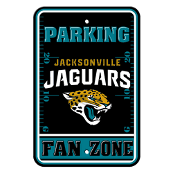 Jacksonville Jaguars Plastic Parking Sign - Fan Zone
