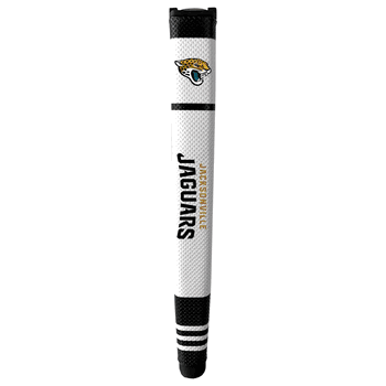 Jacksonville Jaguars Putter Grip (White with colored stripes)
