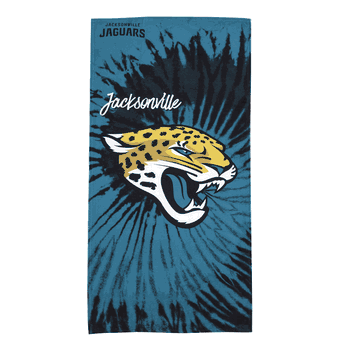 NFL Jacksonville Jaguars Pyschedlic Beach Towel