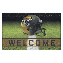 Jacksonville Jaguars Rubber Door Mat - 18in. x 30in.