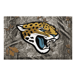 Jacksonville Jaguars Rubber Scraper Door Mat Camo