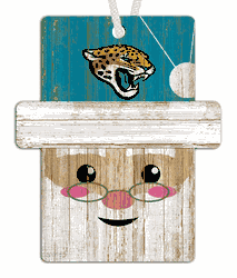 Jacksonville Jaguars Santa Ornament