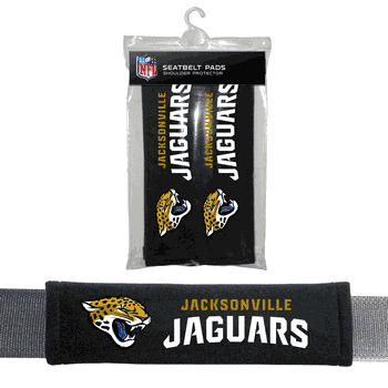 Jacksonville Jaguars Seat Belt Pad 2 Pack