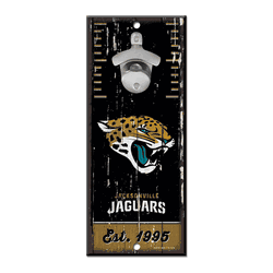 Jacksonville Jaguars Sign Wood 5x11 Bottle Opener