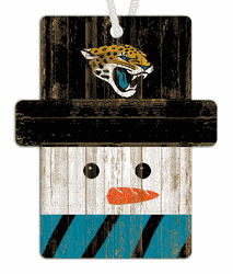Jacksonville Jaguars Snowman Ornament