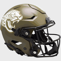 Jacksonville Jaguars SpeedFlex Full Size Football Helmet SALUTE TO SERVICE