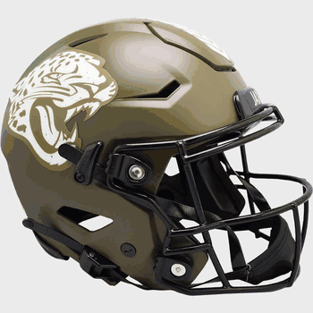 Jacksonville Jaguars SpeedFlex Full Size Football Helmet SALUTE TO SERVICE