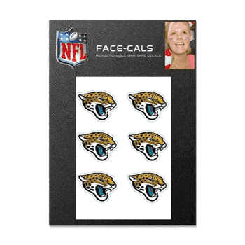 Jacksonville Jaguars Tattoo Face Cals