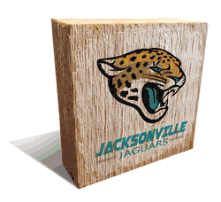 Jacksonville Jaguars Team Logo Block 6X6
