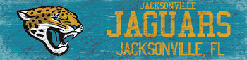 Jacksonville Jaguars Team Name Sign