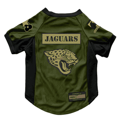 Jacksonville Jaguars Valor Pet Stretch Jersey - XL