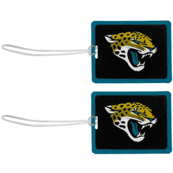 Jacksonville Jaguars Vinyl Luggage Tag, 2pk