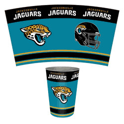 Jacksonville Jaguars Wastebasket 3.3 Gallon Tin
