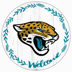 Jacksonville Jaguars Welcome 12in Circle