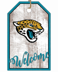 Jacksonville Jaguars Welcome Team Tag 11x19 Sign
