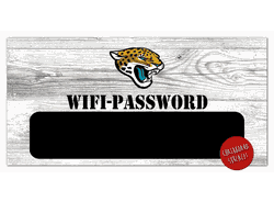 Jacksonville Jaguars Wifi Password 6x12 Sign