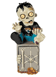 Jacksonville Jaguars Zombie Figurine Bank CO