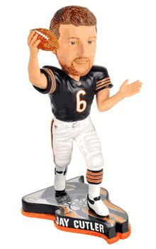 Jay Cutler Chicago Bears 2013 Pennant Base Bobble Head