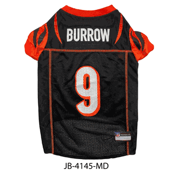 Joe Burrow Cincinnati Bengals Pet Jersey Medium