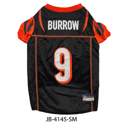 Joe Burrow Cincinnati Bengals Pet Jersey Small