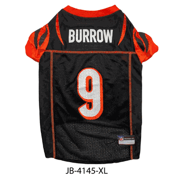 Joe Burrow Cincinnati Bengals Pet Jersey X-Large