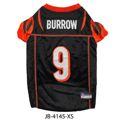 Joe Burrow Cincinnati Bengals Pet Jersey X-Small