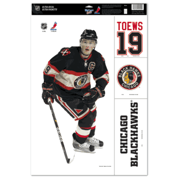 Jonathan Toews Chicago Blackhawks Ultra Decal 11in x 17in