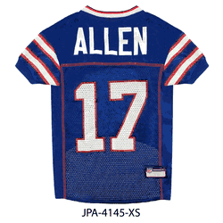 Josh Allen Buffalo Bills Pet Jersey X-Small