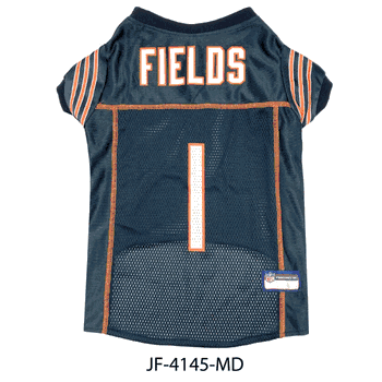 Justin Fields Chicago Bears Pet Jersey Medium