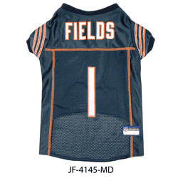 Justin Fields Chicago Bears Pet Jersey Medium