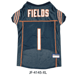 Justin Fields Chicago Bears Pet Jersey X-Large