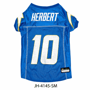 Justin Herbert Los Angeles Chargers Pet Jersey Small