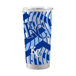 K.C Royals 20oz Flex Silver Stainless Tumbler