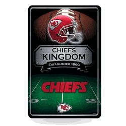 Kansas City Chiefs  11" x 17" Home Decor Sign