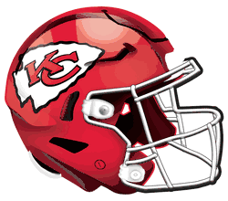 Kansas City Chiefs 12in Authentic Helmet Sign