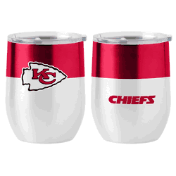 Kansas City Chiefs 16oz Colorblock Stainless Curved Beverage