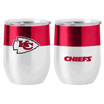 Kansas City Chiefs 16oz Colorblock Stainless Curved Beverage