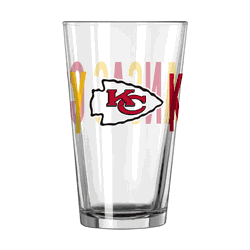 Kansas City Chiefs 16oz Overtime Pint Glass