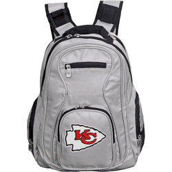 Kansas City Chiefs 19" Premium Laptop Backpack, GRAY