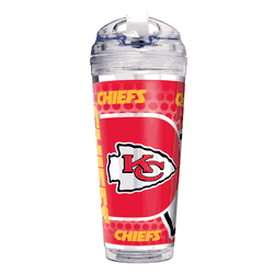Kansas City Chiefs 24 Oz. Acrylic Tumbler w/ Straw