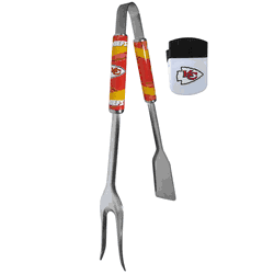 Kansas City Chiefs 3 in 1 BBQ Tool and Chip Clip