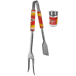 Kansas City Chiefs 3 in 1 BBQ Tool and Season Shaker